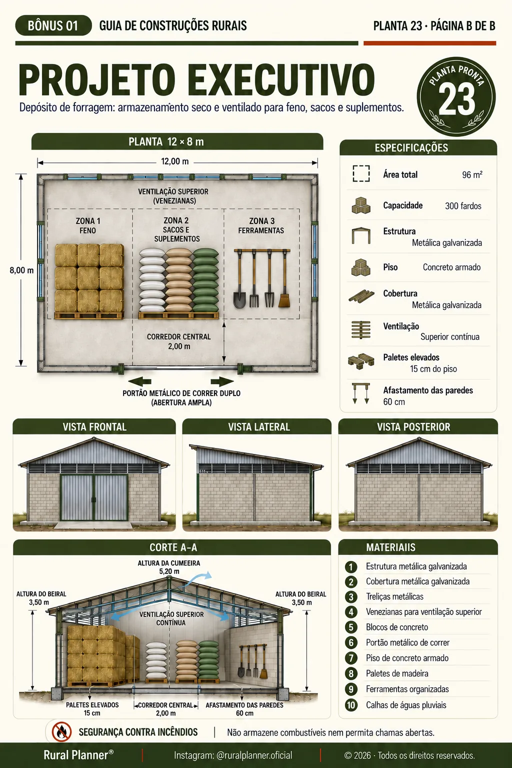 Amostra de projeto rural 17